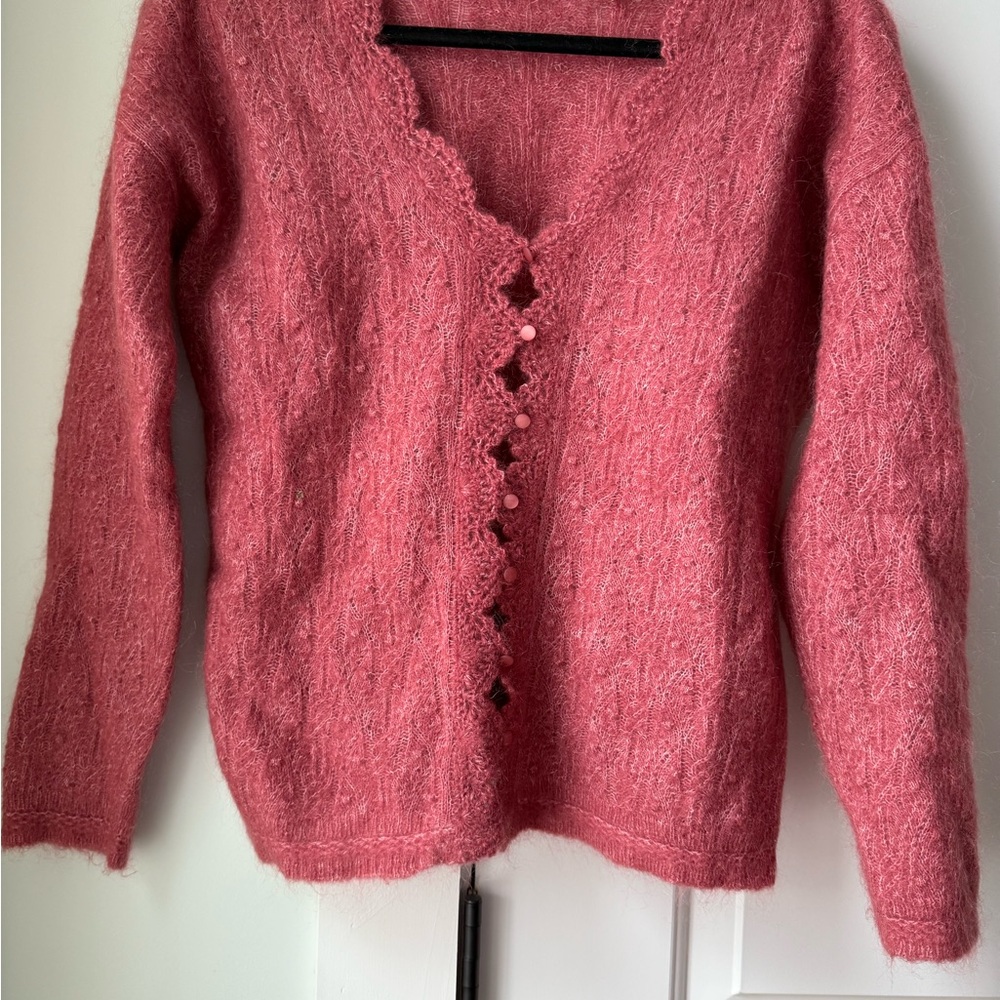 Sézane Rose Cardigan Sweater
